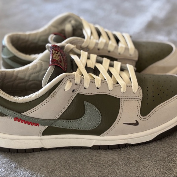 Nike Olive and Beige Sneakers - Picture 1 of 2